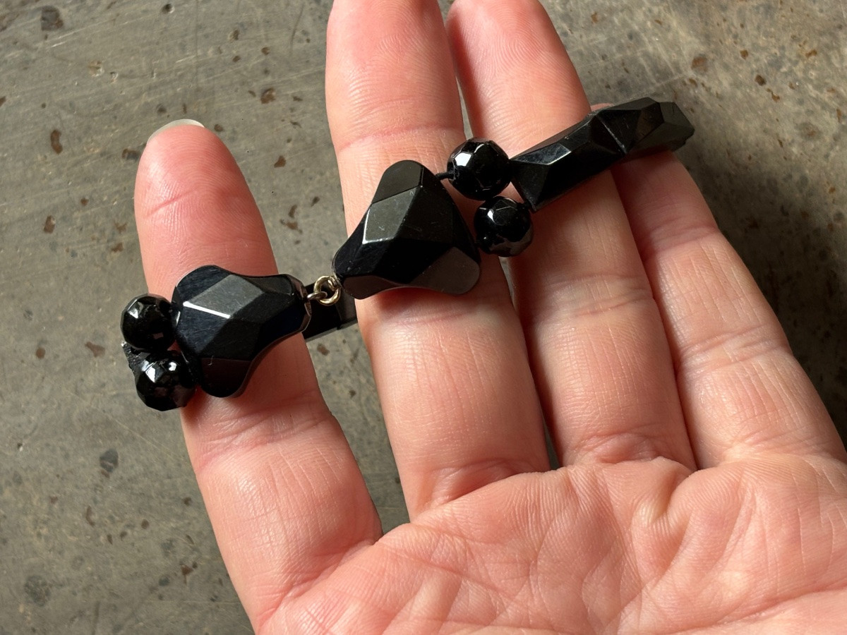 Bracelet serpent en Jais -photo-3