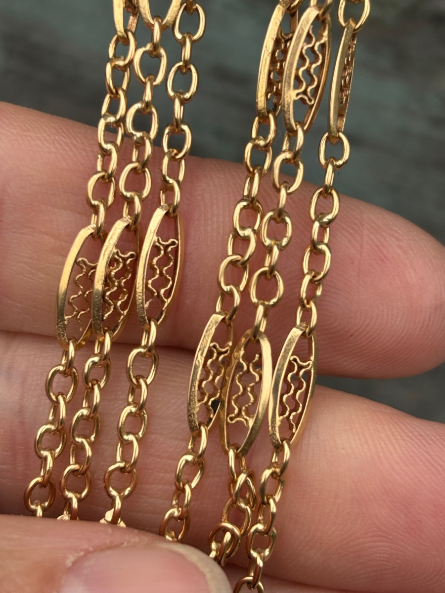 18-carat Gold Filigree Necklace