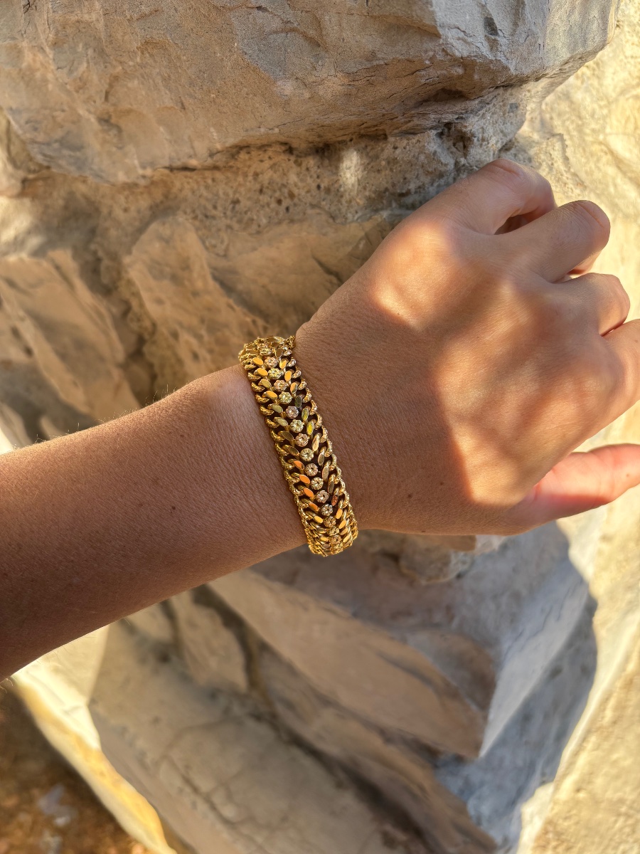 18-karat Rose And Yellow Gold Chain-photo-2