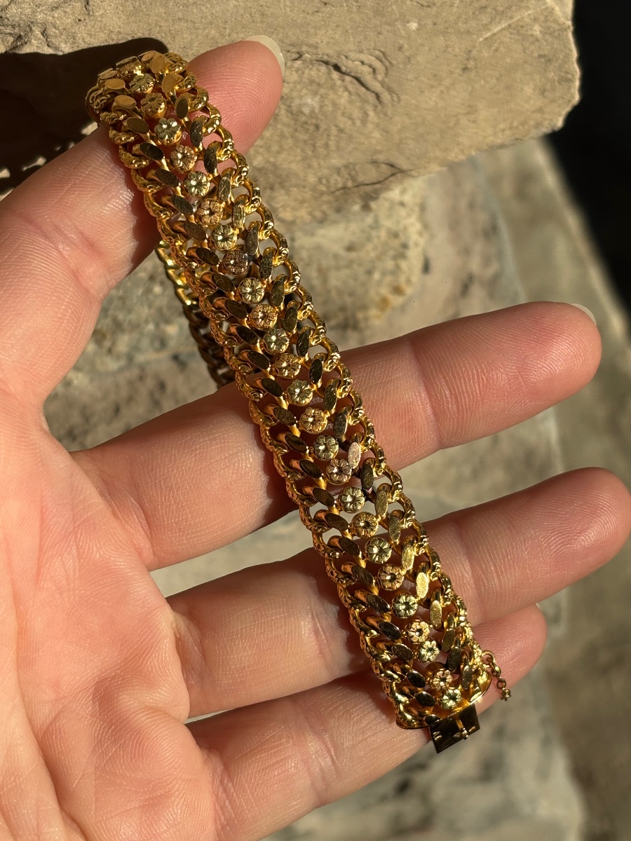 18-karat Rose And Yellow Gold Chain-photo-4