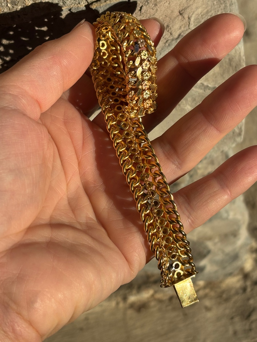 18-karat Rose And Yellow Gold Chain-photo-1