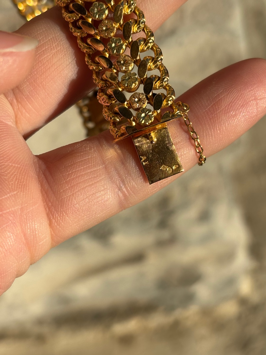 18-karat Rose And Yellow Gold Chain-photo-2