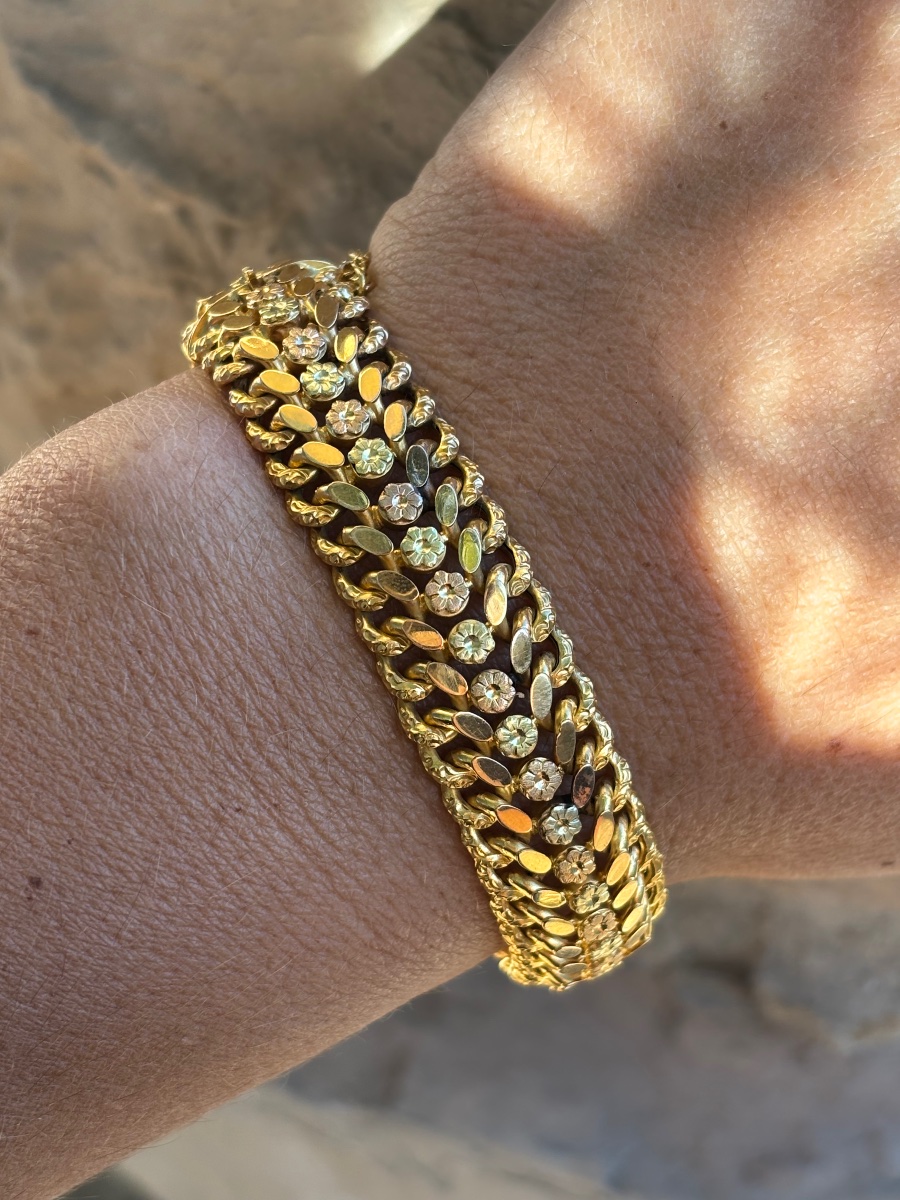 18-karat Rose And Yellow Gold Chain