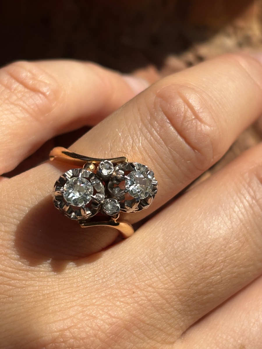 Bague Toi et Moi Or & Diamants