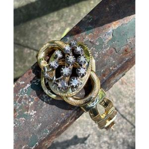 18 Ct Gold And Diamonds Bracelet