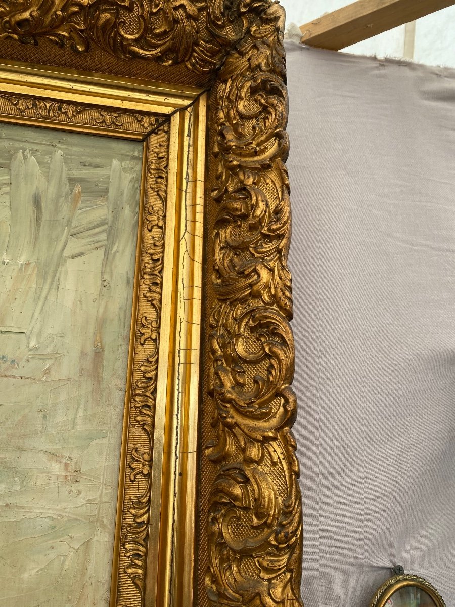 Huile Sur Toile « italo Giordani » -photo-3