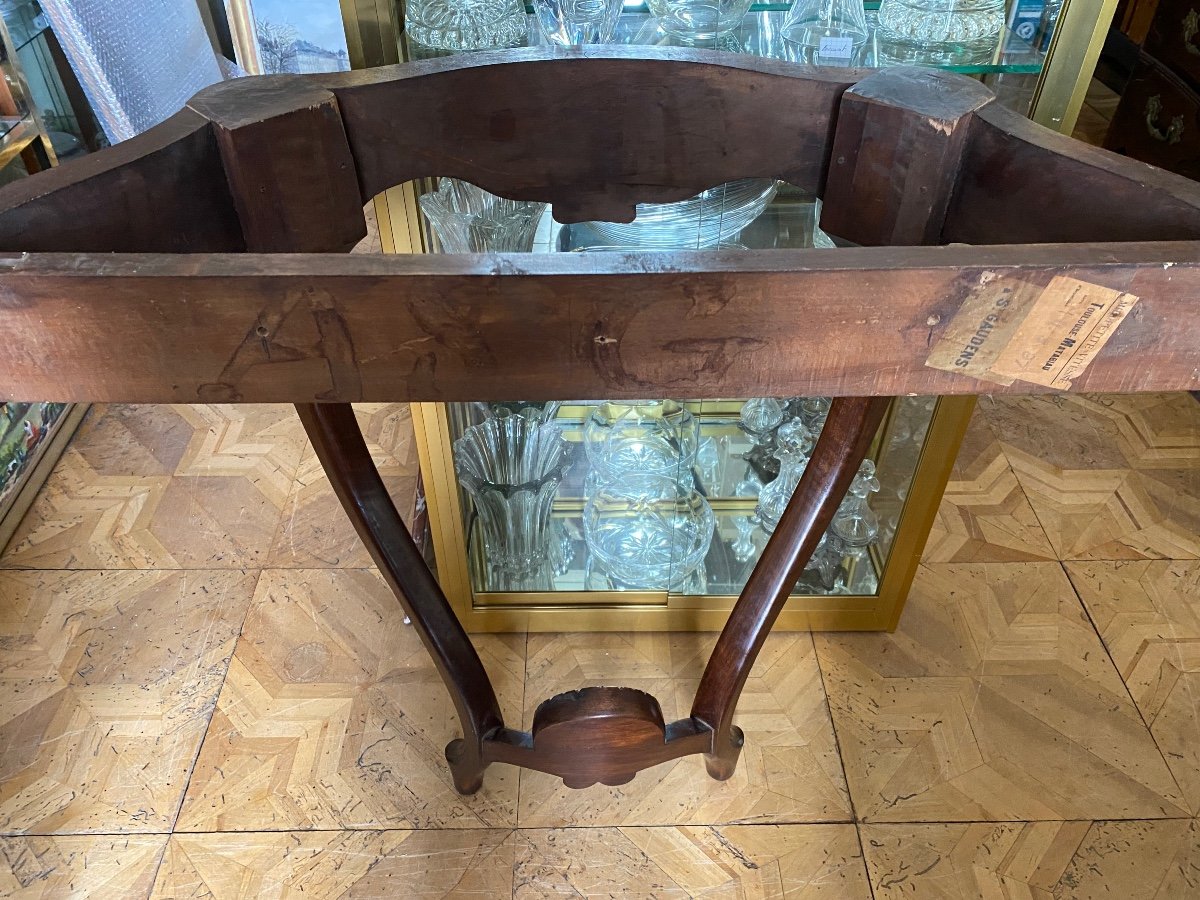 Console  Louis XV Acajou Massif-photo-1