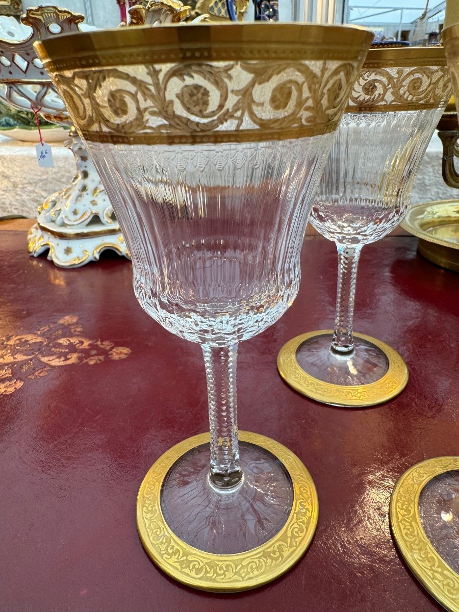 Suite Of 3 Thistle Wine Glasses-photo-1