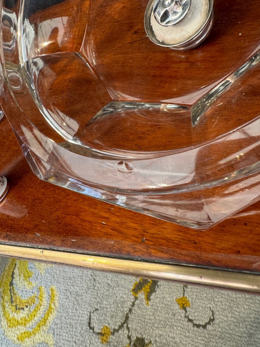 Art Deco Crystal/silver Candy Box-photo-3