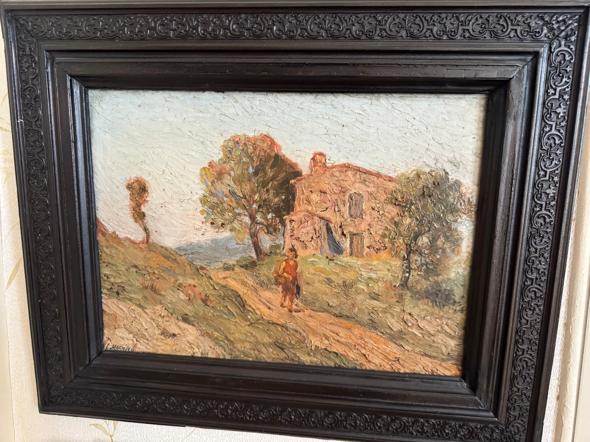 Huile s/toile . Charles Magnier-photo-3