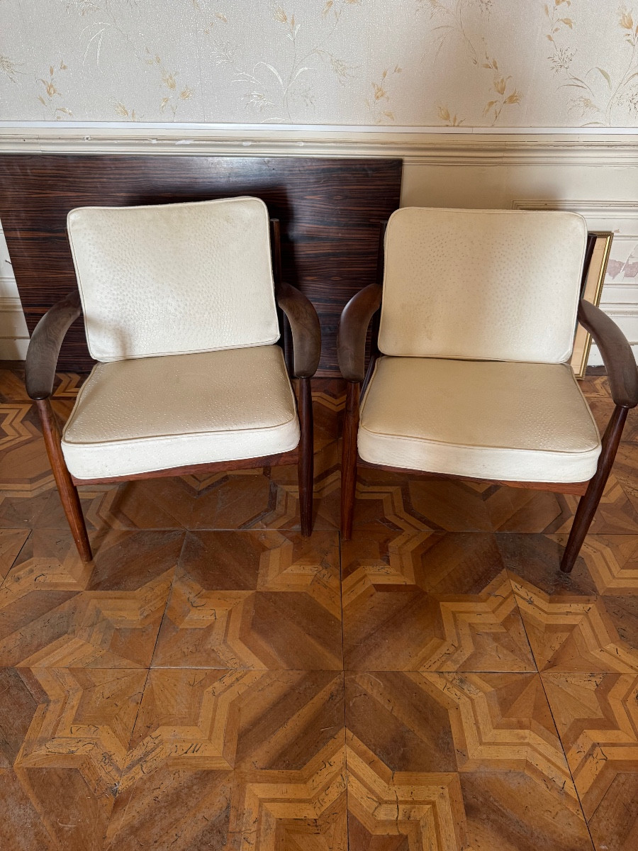 Pair Of “grete Jalk” Armchairs