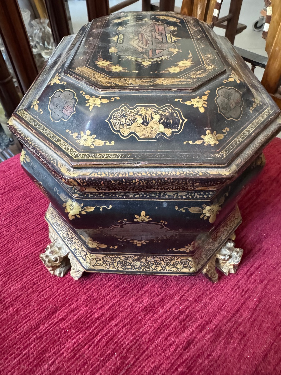 Coffret laque de Chine-photo-3