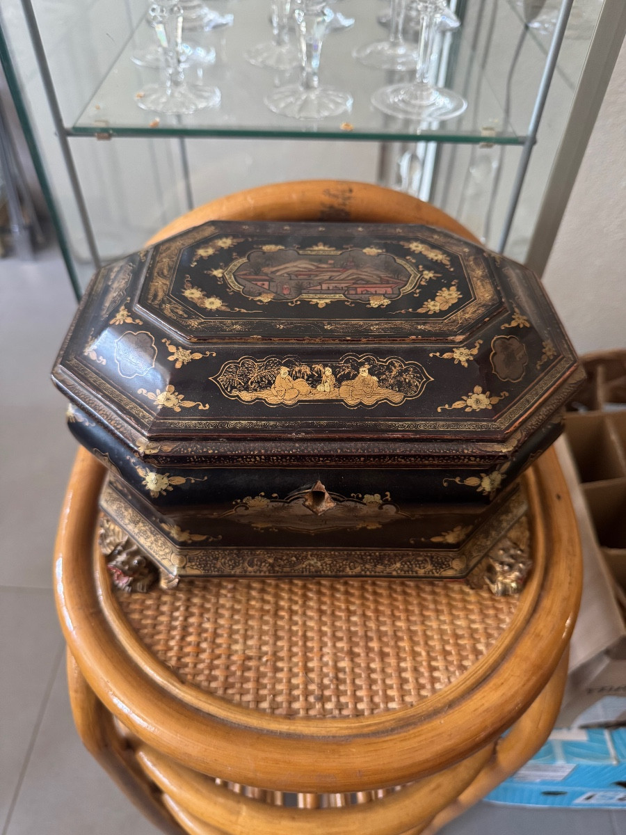 Coffret laque de Chine