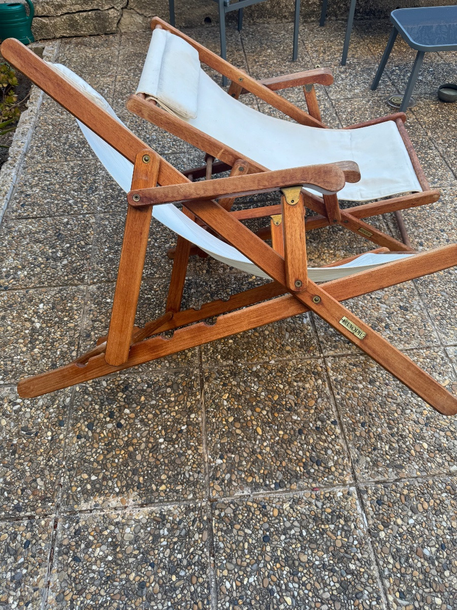 Pair Of “unopiu” Lounge Chairs-photo-4