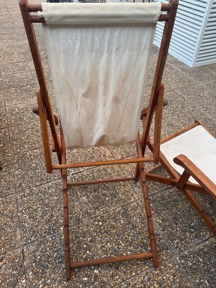 Pair Of “unopiu” Lounge Chairs-photo-1