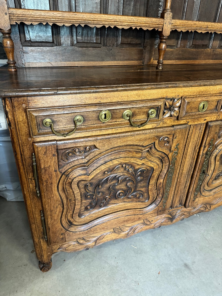 Buffet vaisselier fin XVIIIe siècle -photo-2