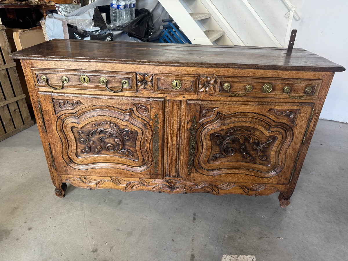 Buffet vaisselier fin XVIIIe siècle -photo-1