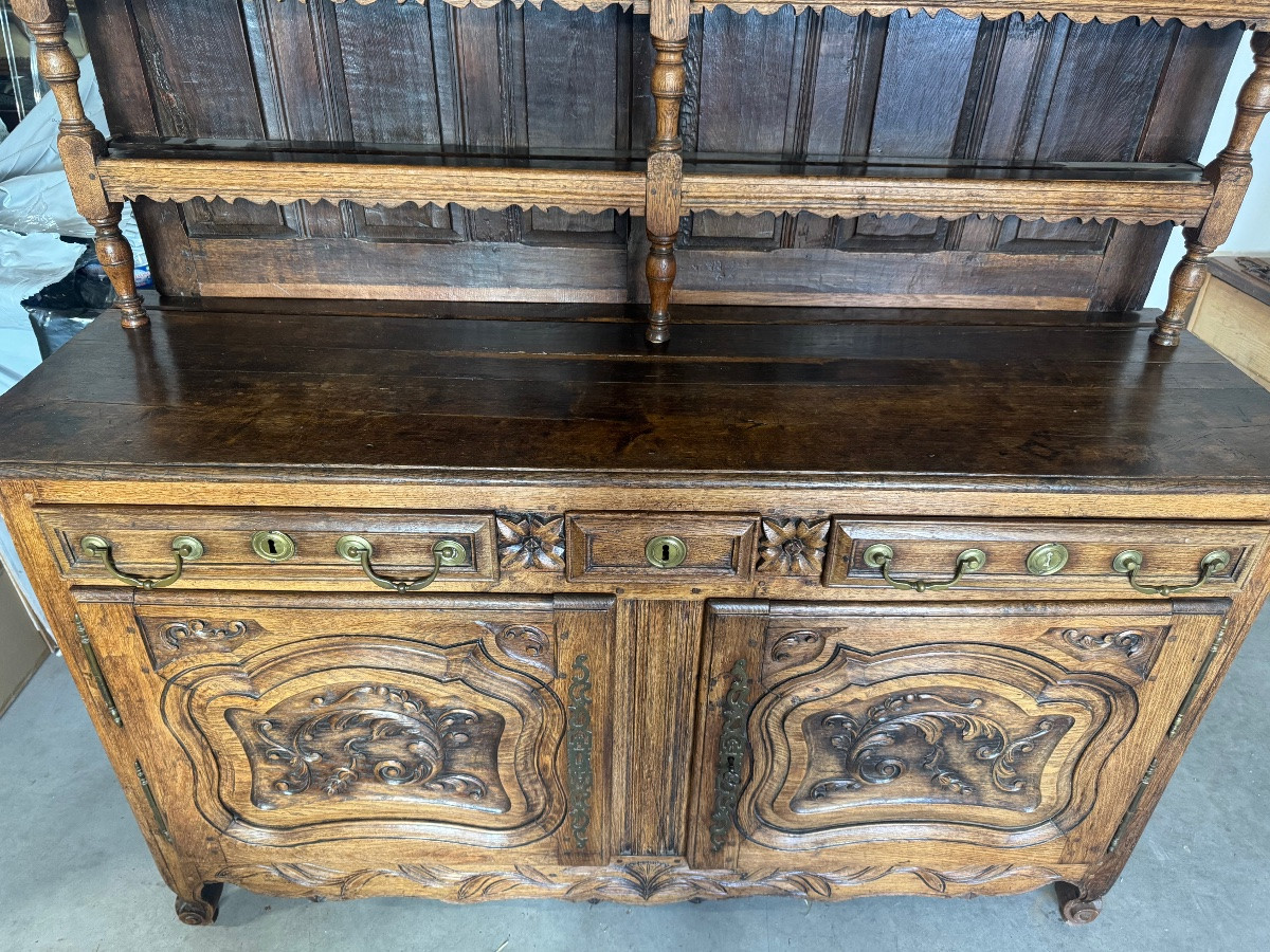 Buffet vaisselier fin XVIIIe siècle -photo-4