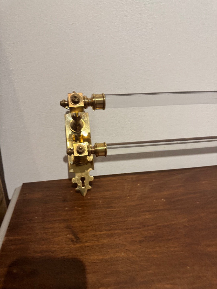 Glass/brass Towel Rack-photo-3