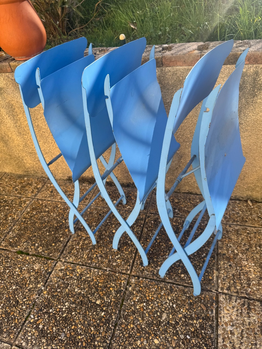 3 chaises de jardin pliantes -photo-2