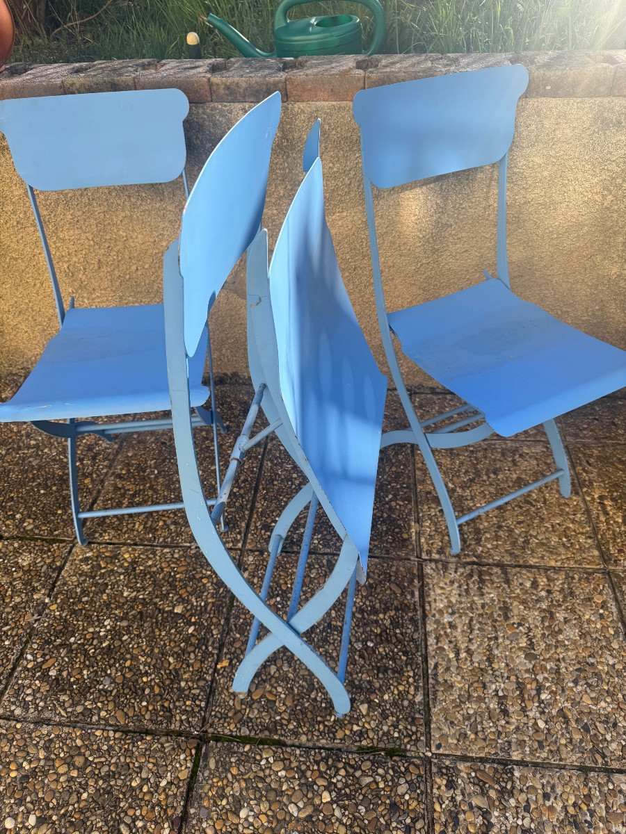 3 chaises de jardin pliantes -photo-3
