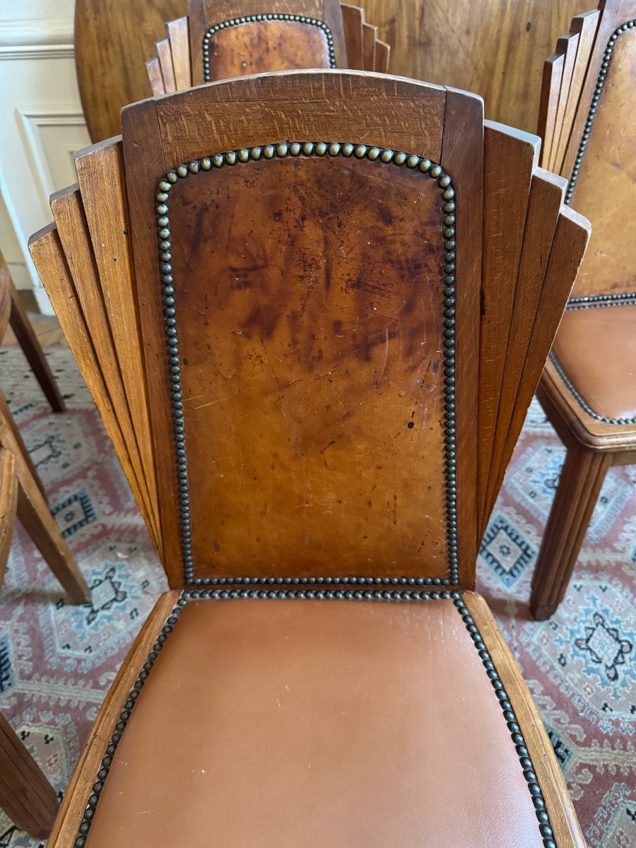 6 chaises style Art deco -photo-3
