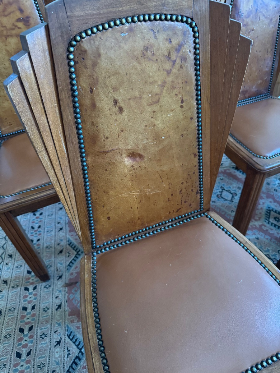 6 chaises style Art deco -photo-4