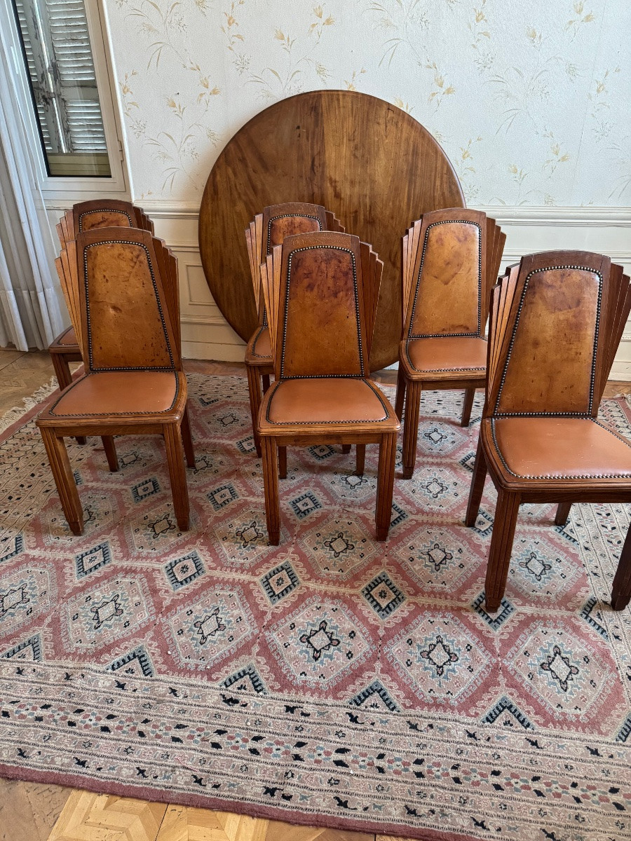 6 chaises style Art deco -photo-5