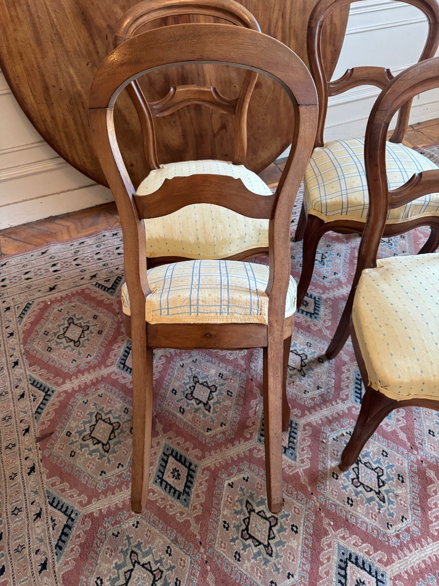 4 Louis Philippe Chairs-photo-4