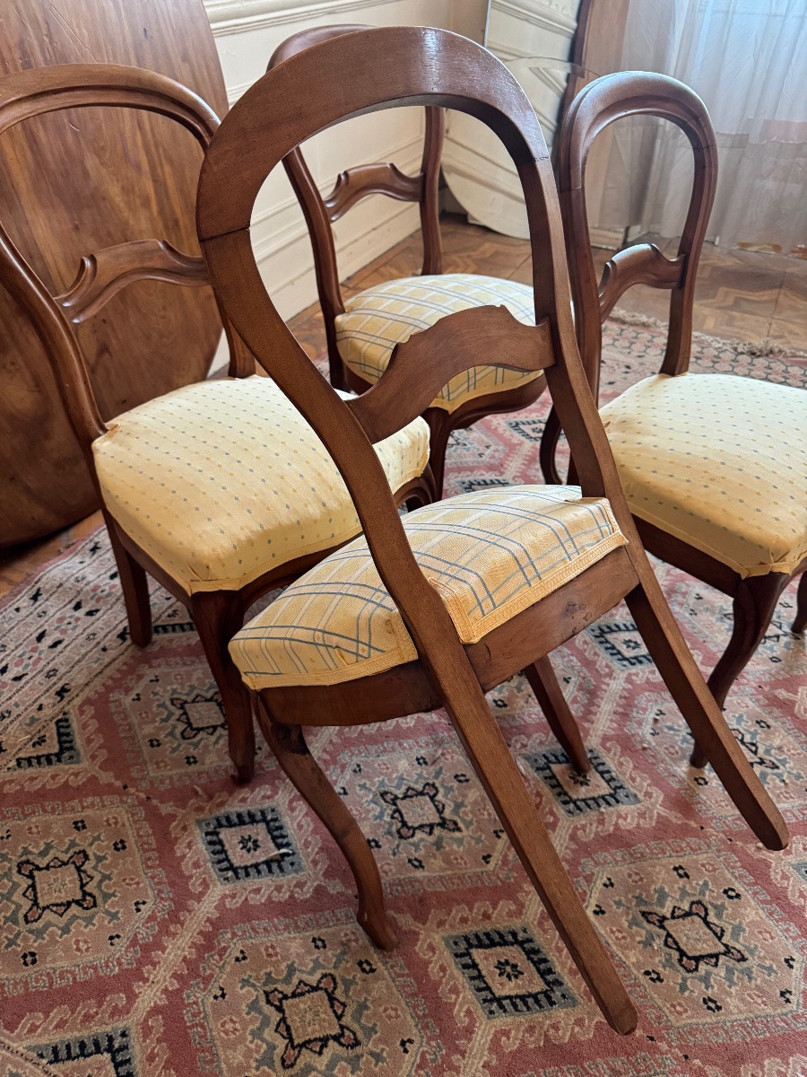 4 Louis Philippe Chairs-photo-1
