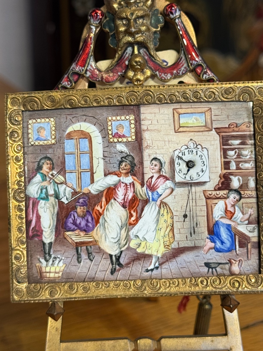 Viennese Enamel Miniature -photo-2