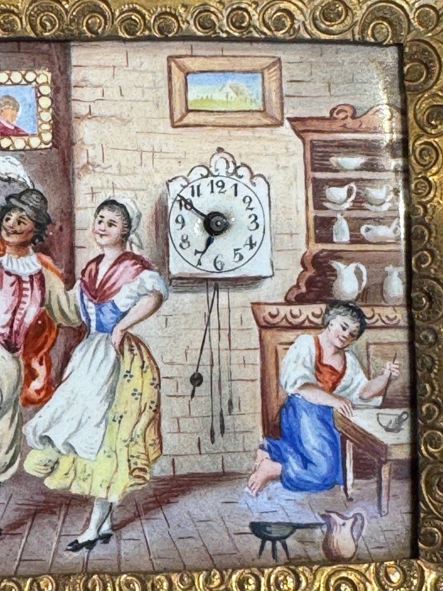 Viennese Enamel Miniature -photo-3