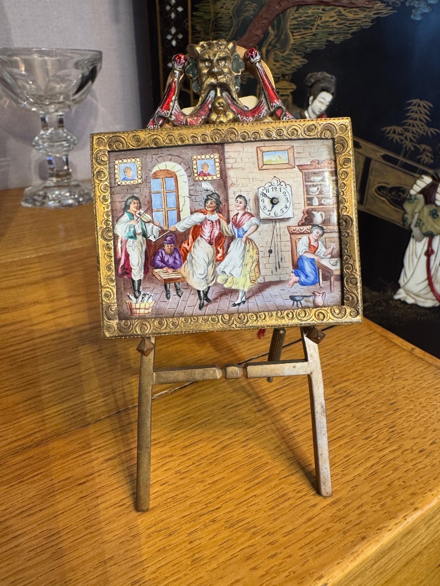 Viennese Enamel Miniature -photo-2