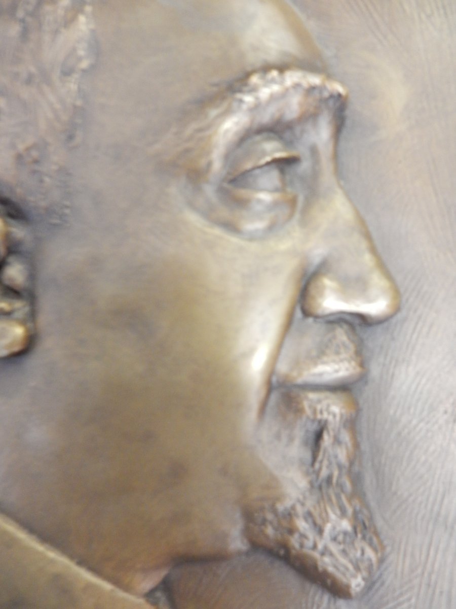 ¨Paire Bas Relief En Bronze-photo-3