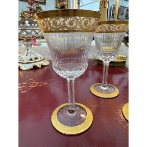 Suite Of 3 Thistle Wine Glasses
