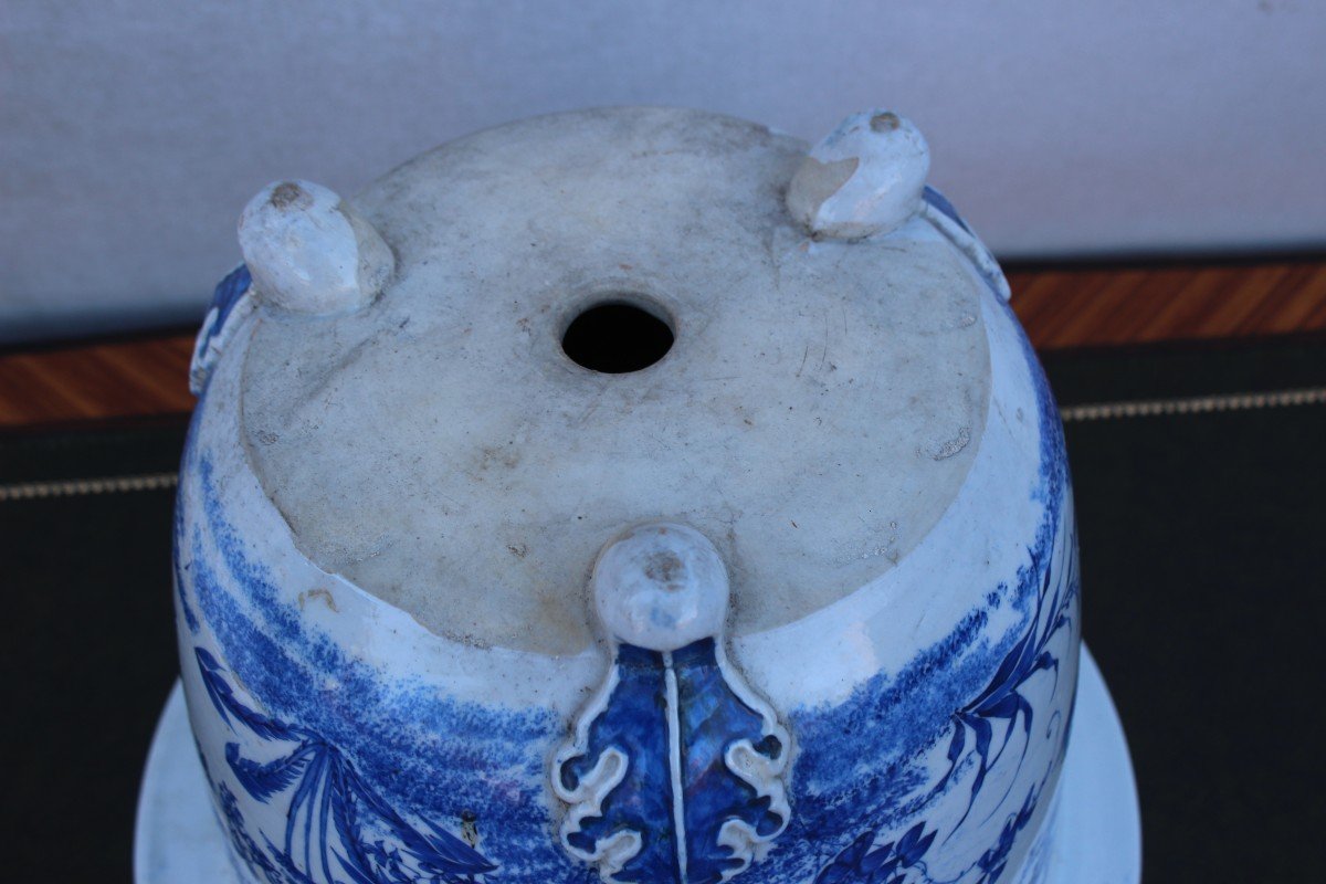 Japanese Porcelain Cache Pot, Meiji Period, Late 19th Century-photo-3