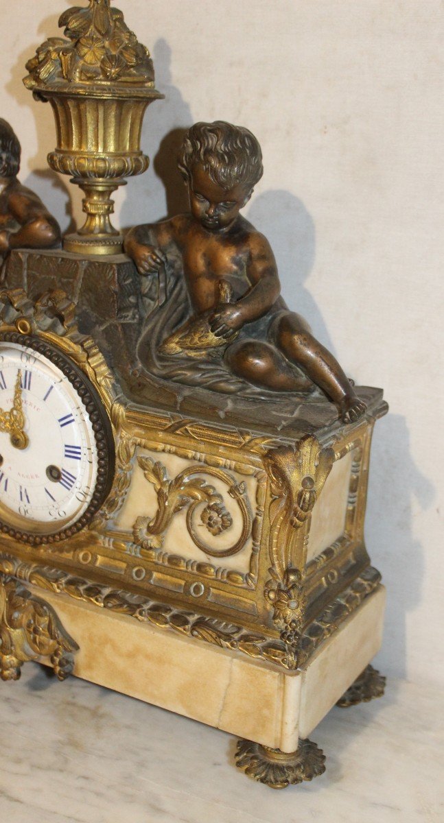 Clock From The Napoleon III Period, 19th Century-photo-1