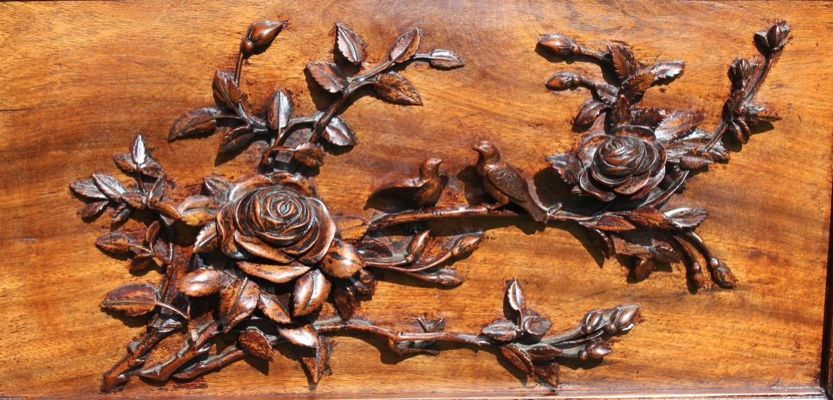 Asian Carved Wooden Display Case, Late 19th Century.-photo-1