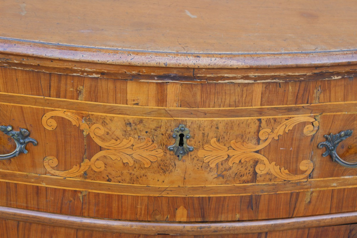 COMMODE ITALIENNE D'EPOQUE LOUIS XIV, PREMIèRE MOITIè DU XVIII SIèCLE.-photo-1