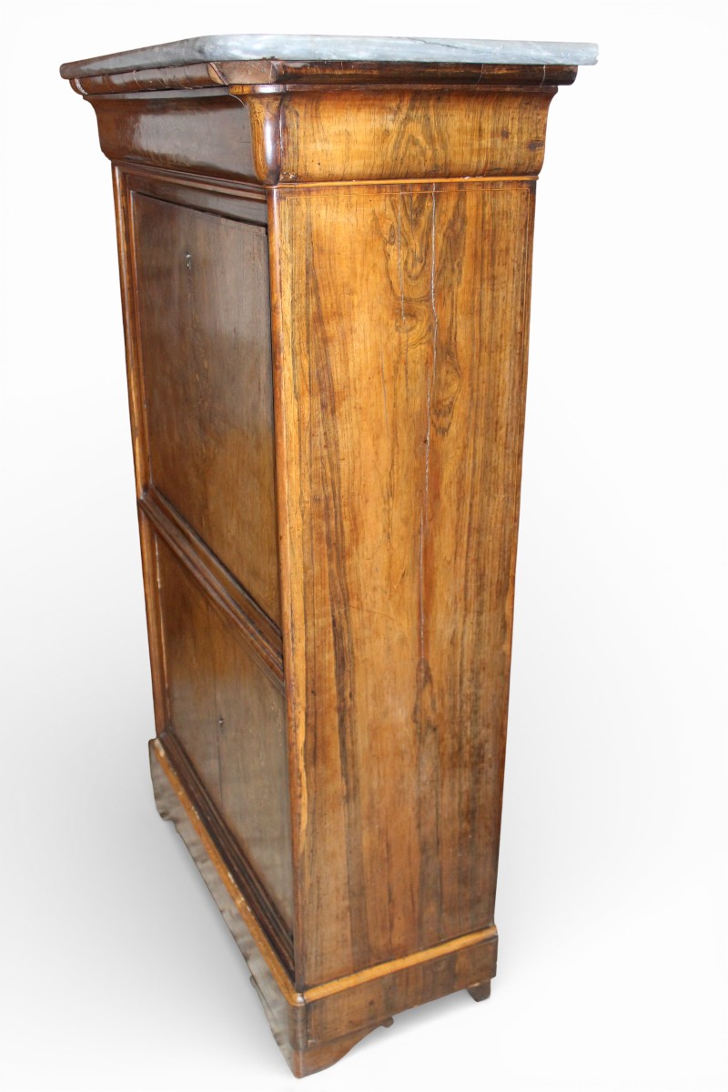 SECRETAIRE MARQUETè D'EPOQUE CHARLES  X  (1820-1840)-photo-2