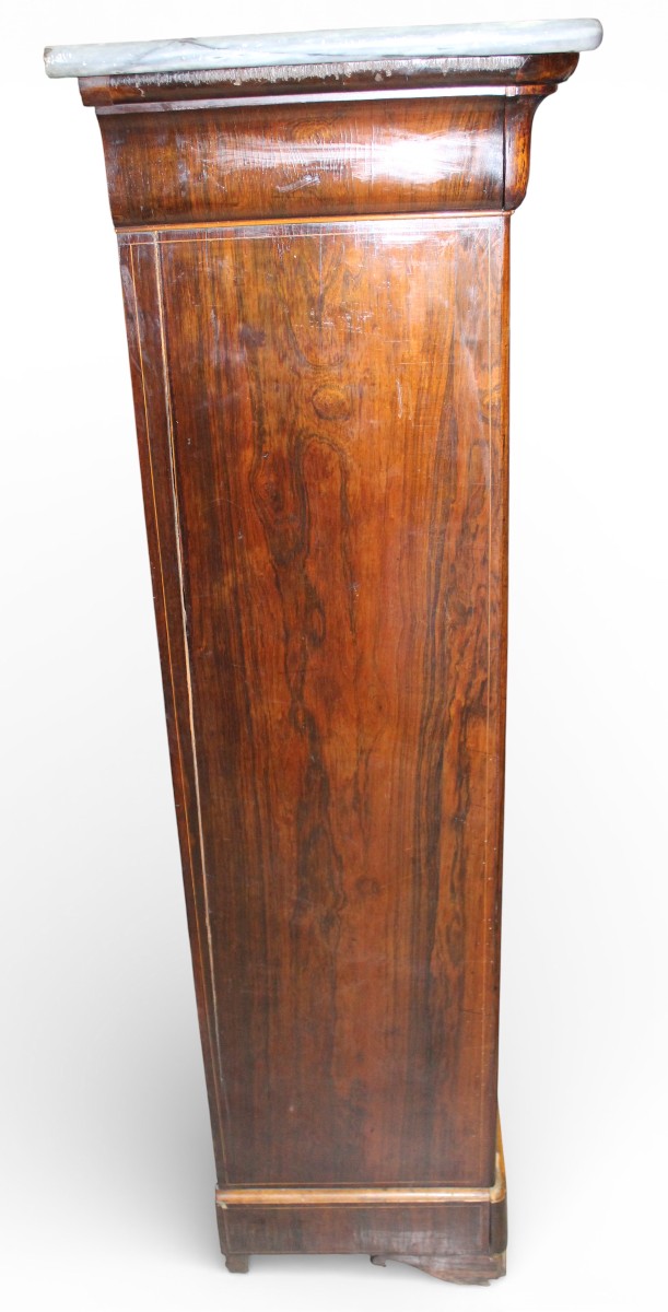 SECRETAIRE MARQUETè D'EPOQUE CHARLES  X  (1820-1840)-photo-3