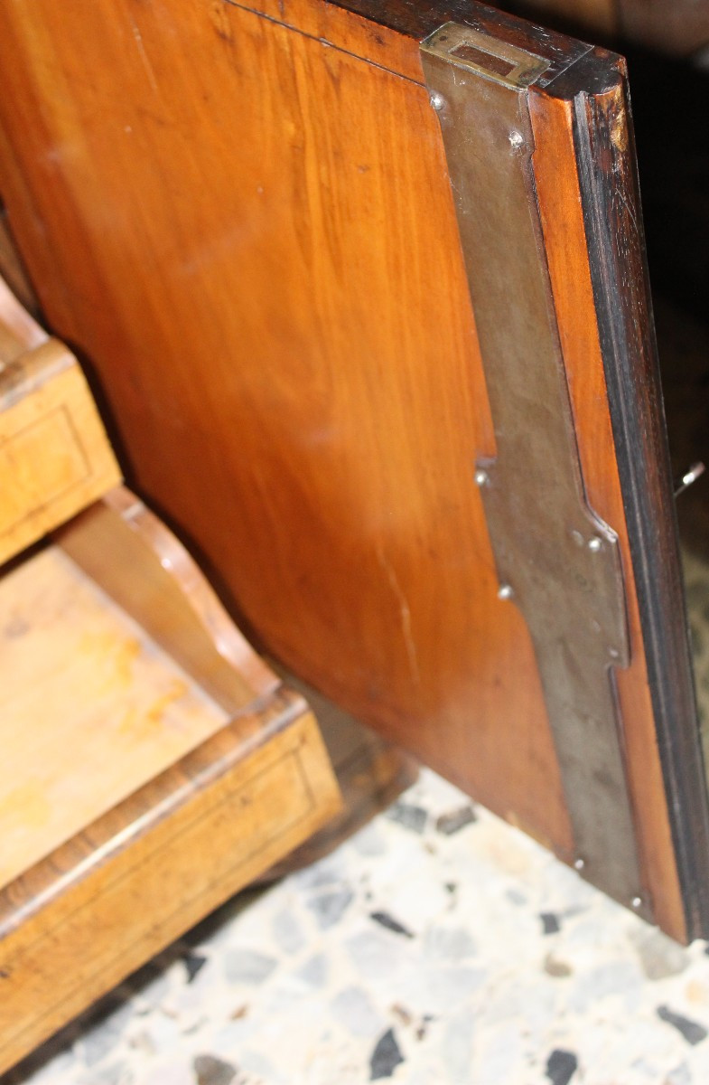 SECRETAIRE MARQUETè D'EPOQUE CHARLES  X  (1820-1840)-photo-5