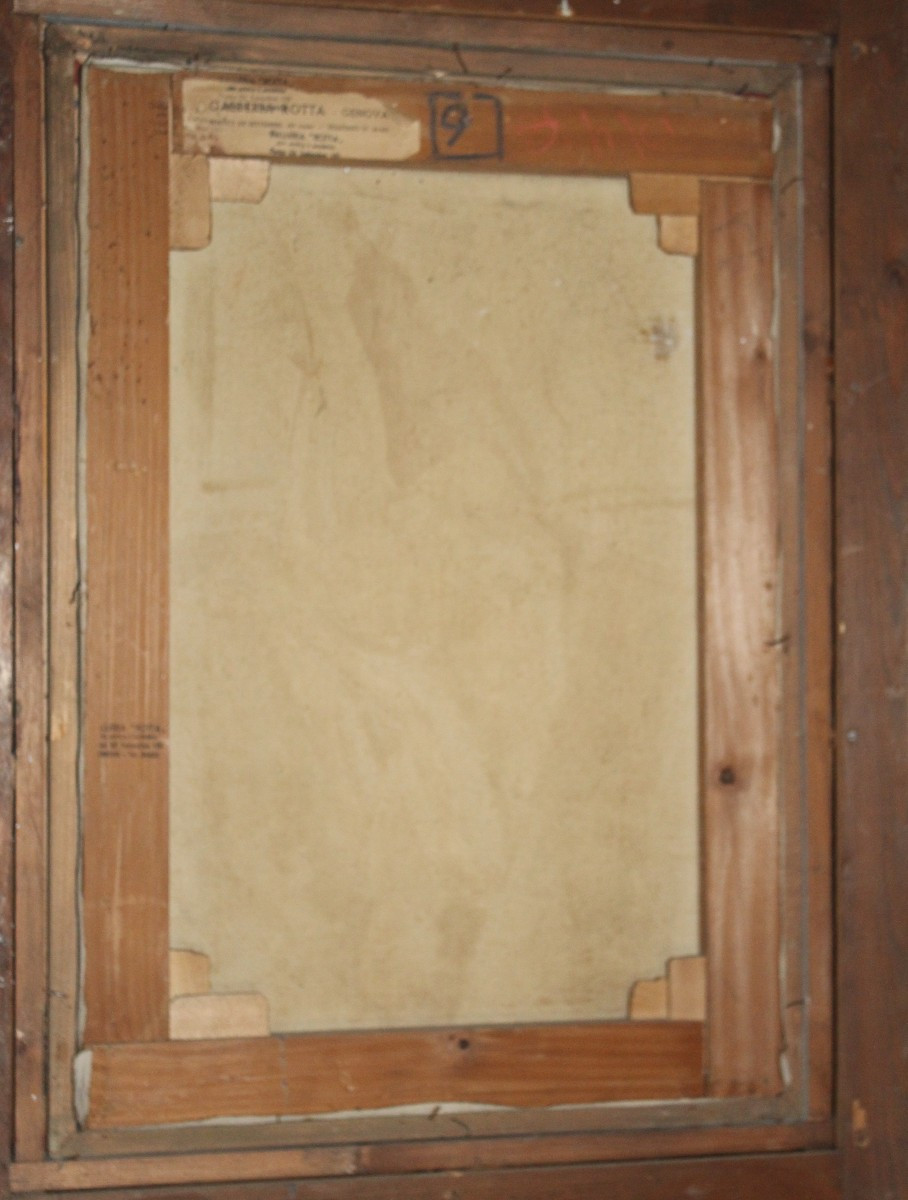 Noèl Quintavalle (1893-1975) "portrait Of A Young Woman Posing" Dated 1940.-photo-2