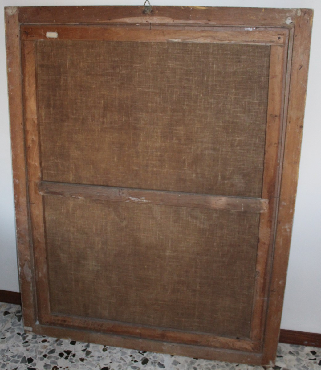 "ATLANTA EN PLEURÉE DE MELEAGRUS MORTEUX" GRAND HUILE SUR TOILE, DU LA FINE DU XVIII SIECLE.-photo-3