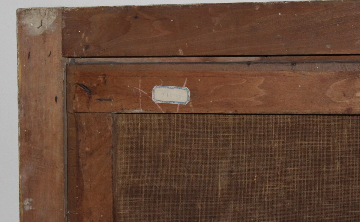 "ATLANTA EN PLEURÉE DE MELEAGRUS MORTEUX" GRAND HUILE SUR TOILE, DU LA FINE DU XVIII SIECLE.-photo-4