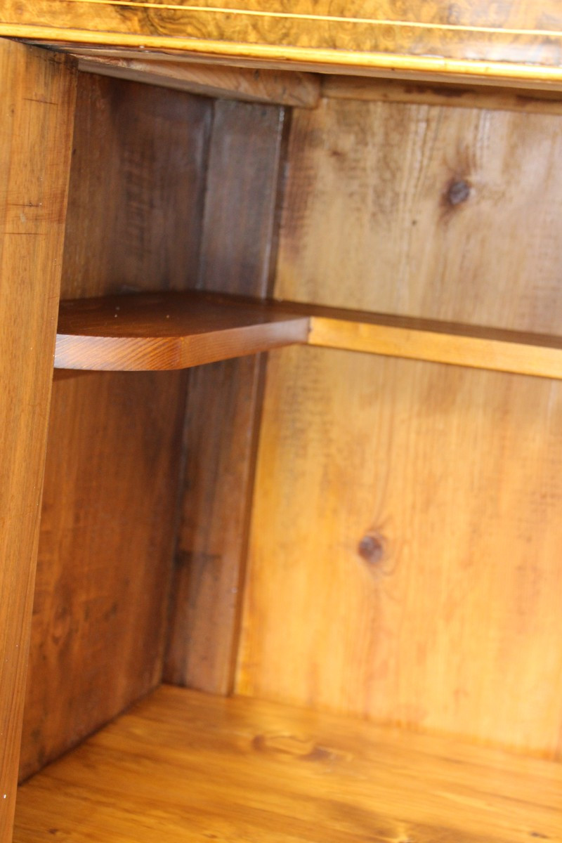 Large Charles X Period Buffet (circa 1830), In Walnut And Wolf, 19th Century.-photo-4