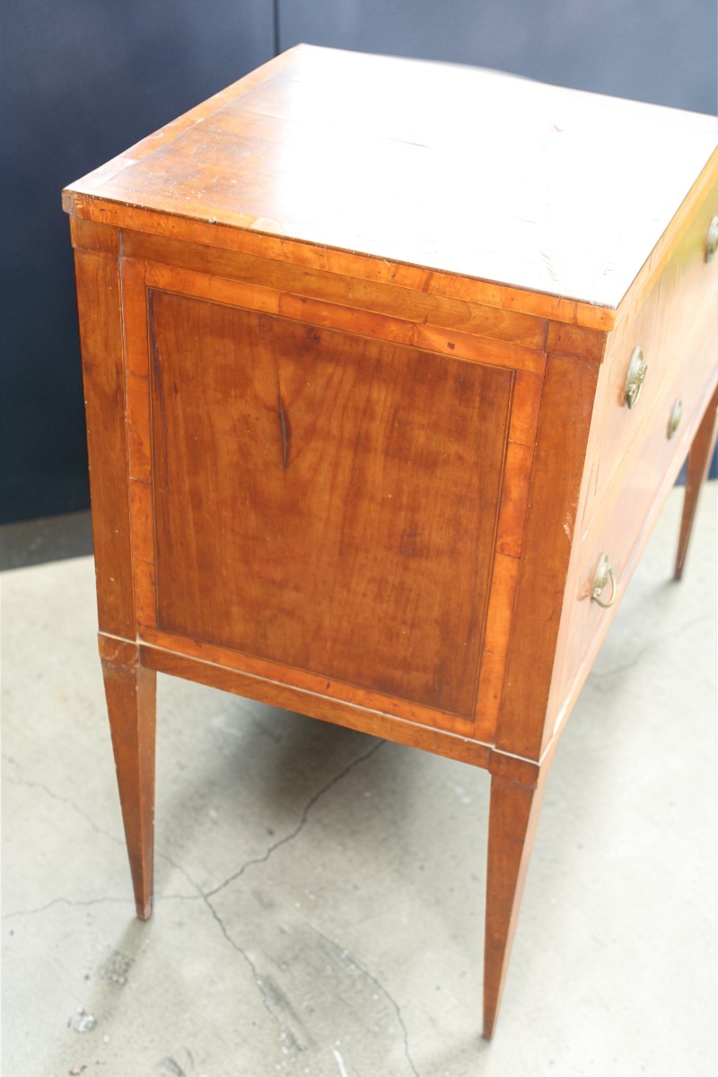 Italian Louis XVI Period Chest Of Drawers, Late 18th Century-photo-2