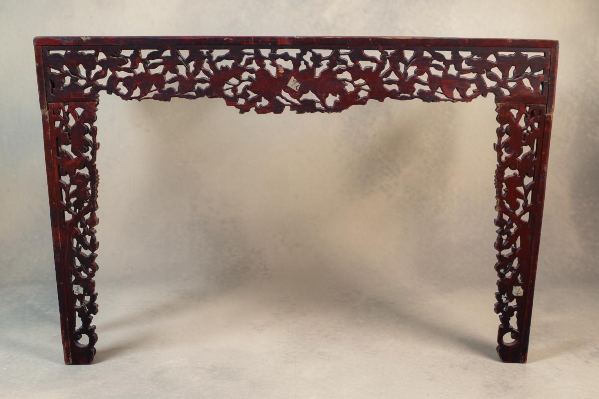 Carved And Gilded Wooden Frame, China 19th Century.-photo-1