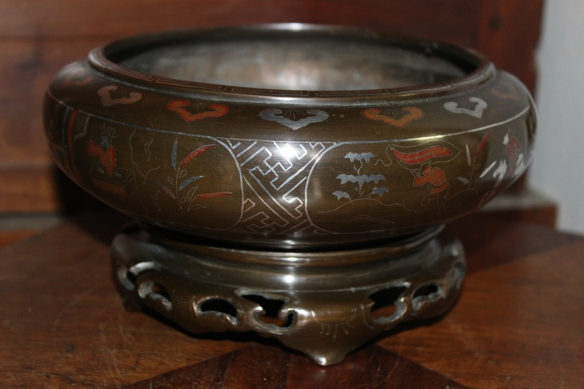 Bronze Incense Burner, Vietnam, Late 19th Century.-photo-2