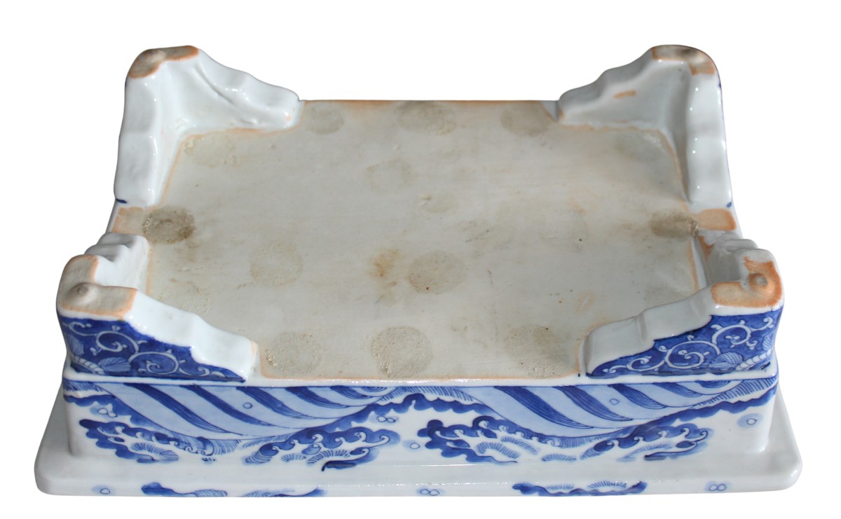 Japanese Porcelain Bonsai Pot, Circa 1900.-photo-4